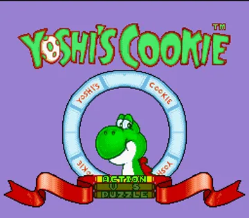 Yoshi's Cookie (USA) screen shot title